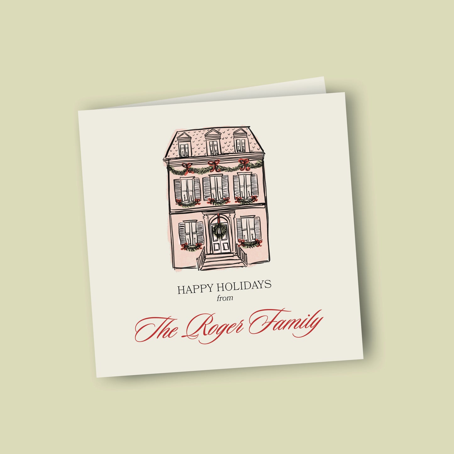 Enclosure Card Holiday House (set of 10)