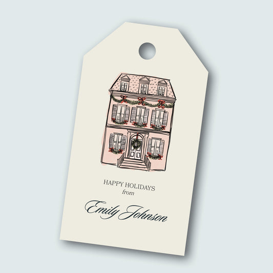 Gift Tag Holiday House (set of 12)