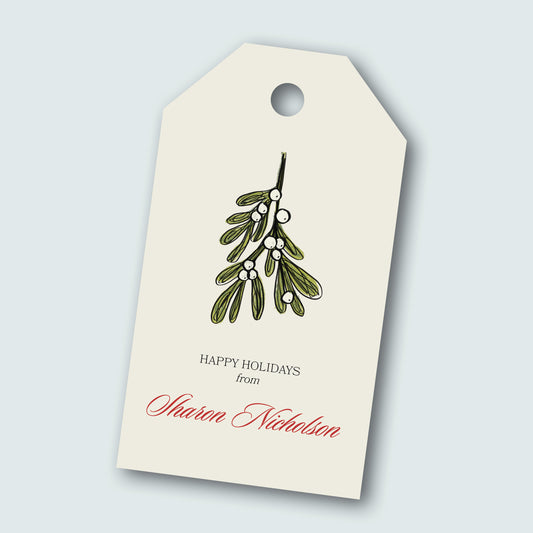 Gift Tag Holly (set of 12)