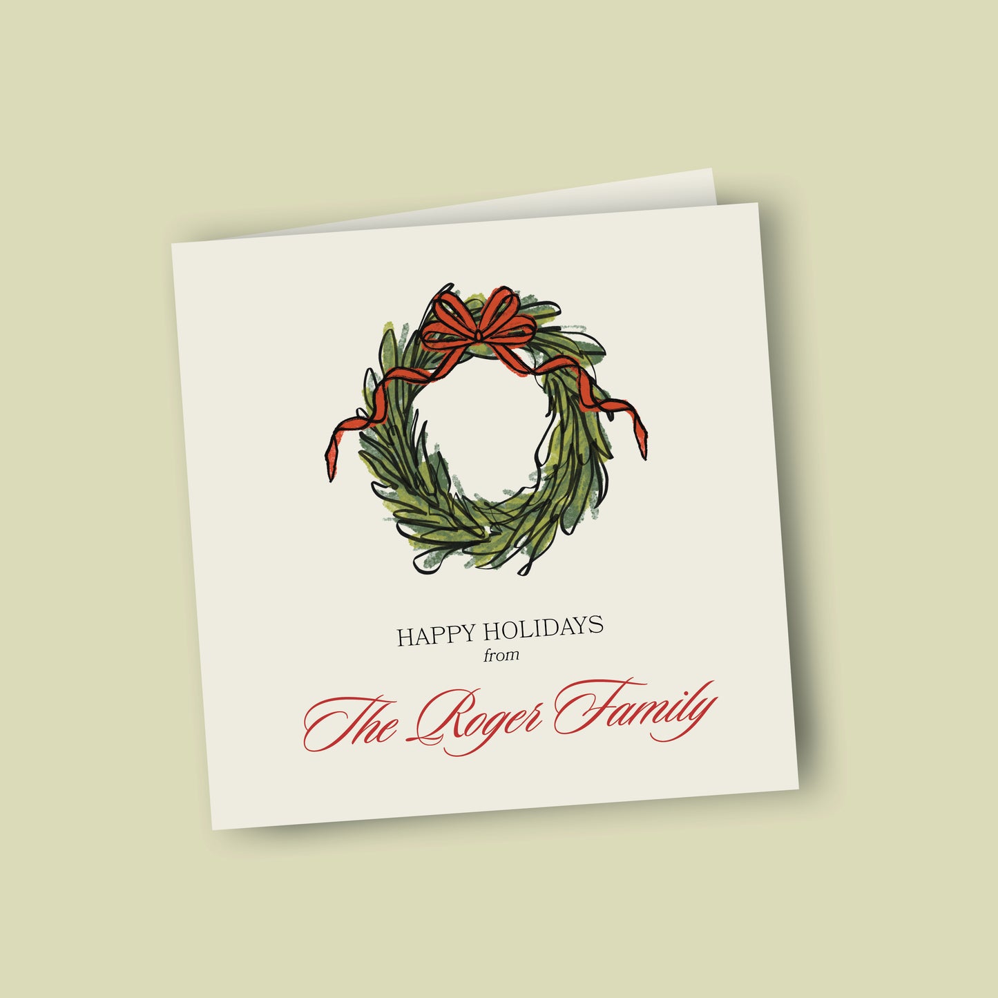 Enclosure Card Wreath (set of 10)